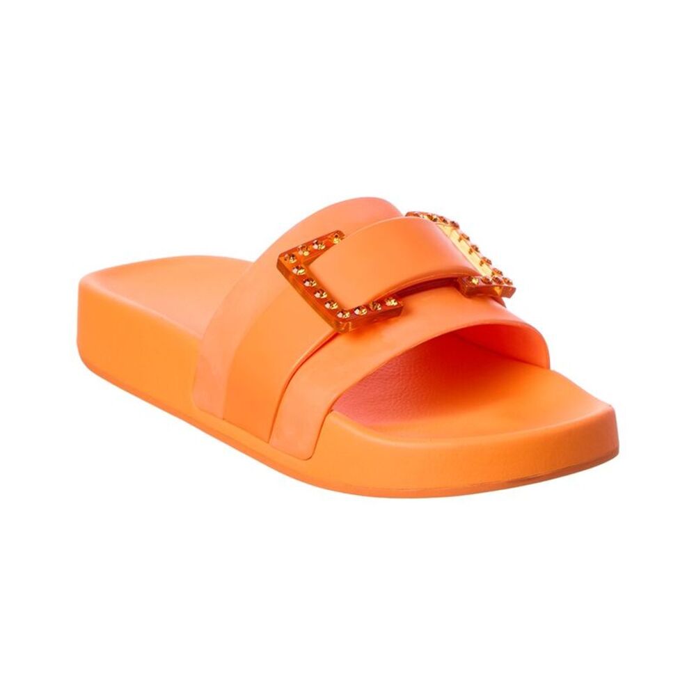 Sergio Rossi Jelly Slide, Orange